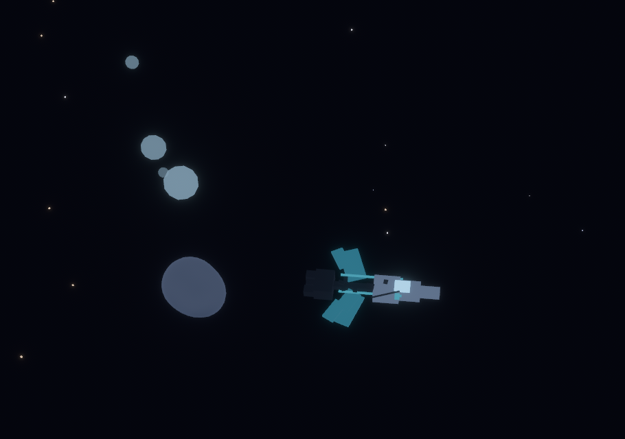 A comet nucleus streaming its anti-sunward mote tail